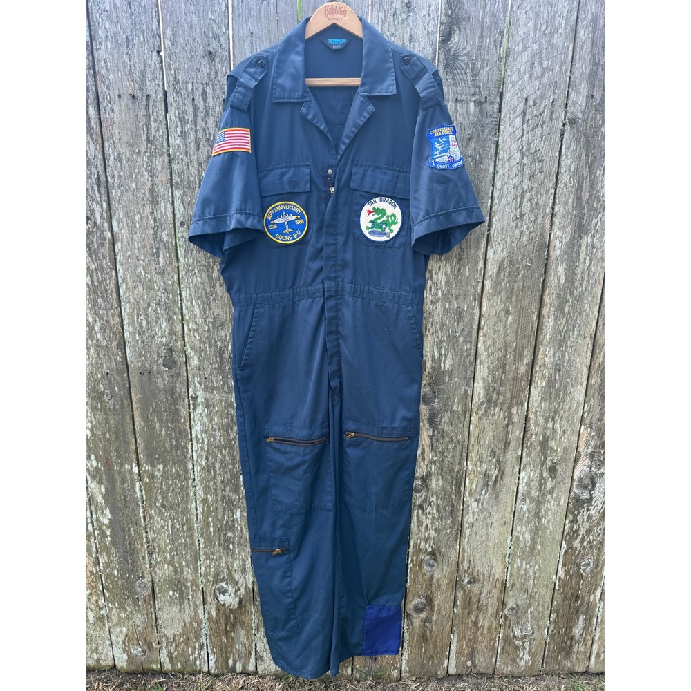 Men's Navy Blue Flight Suit